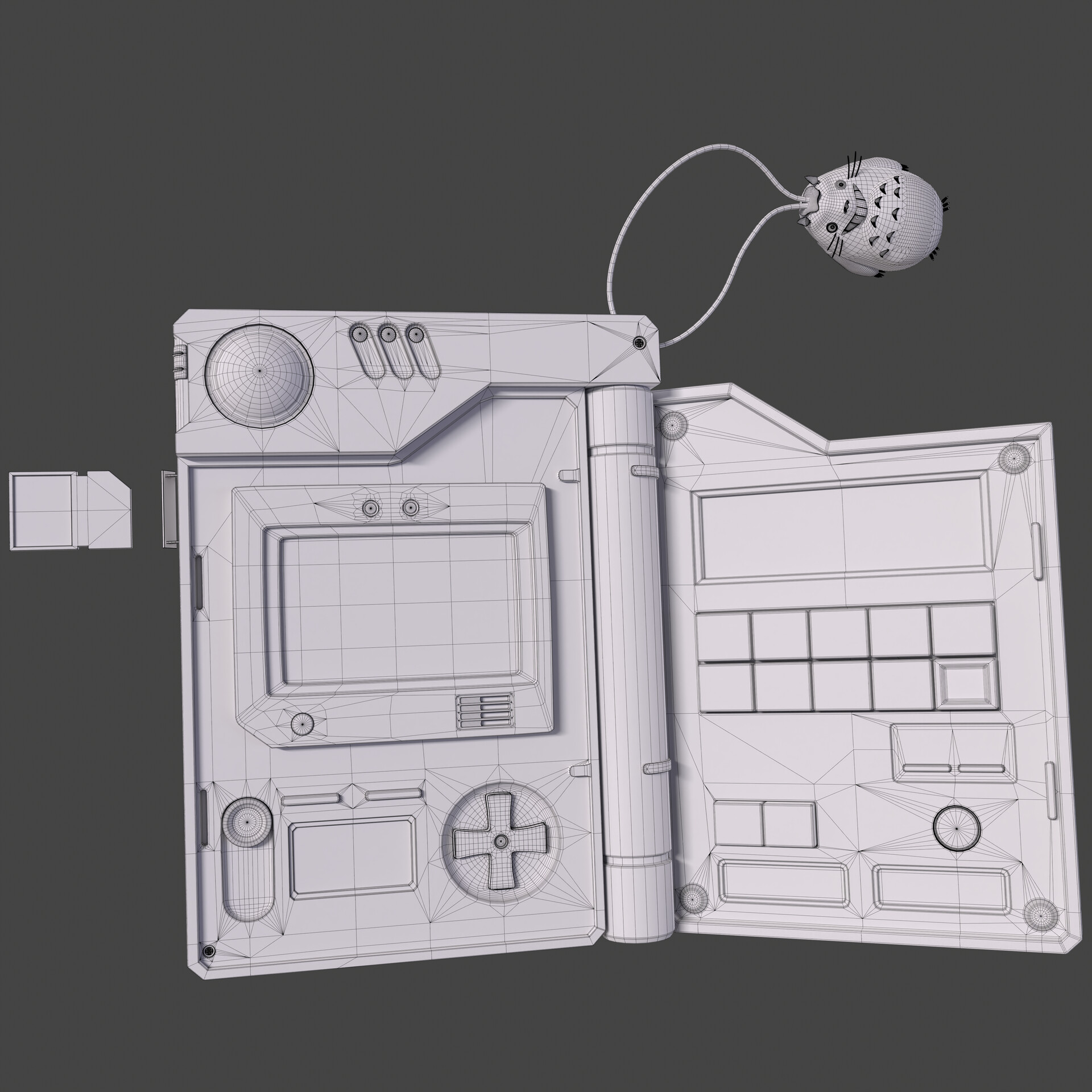 Weathered Electronic Device / Retro Pokédex