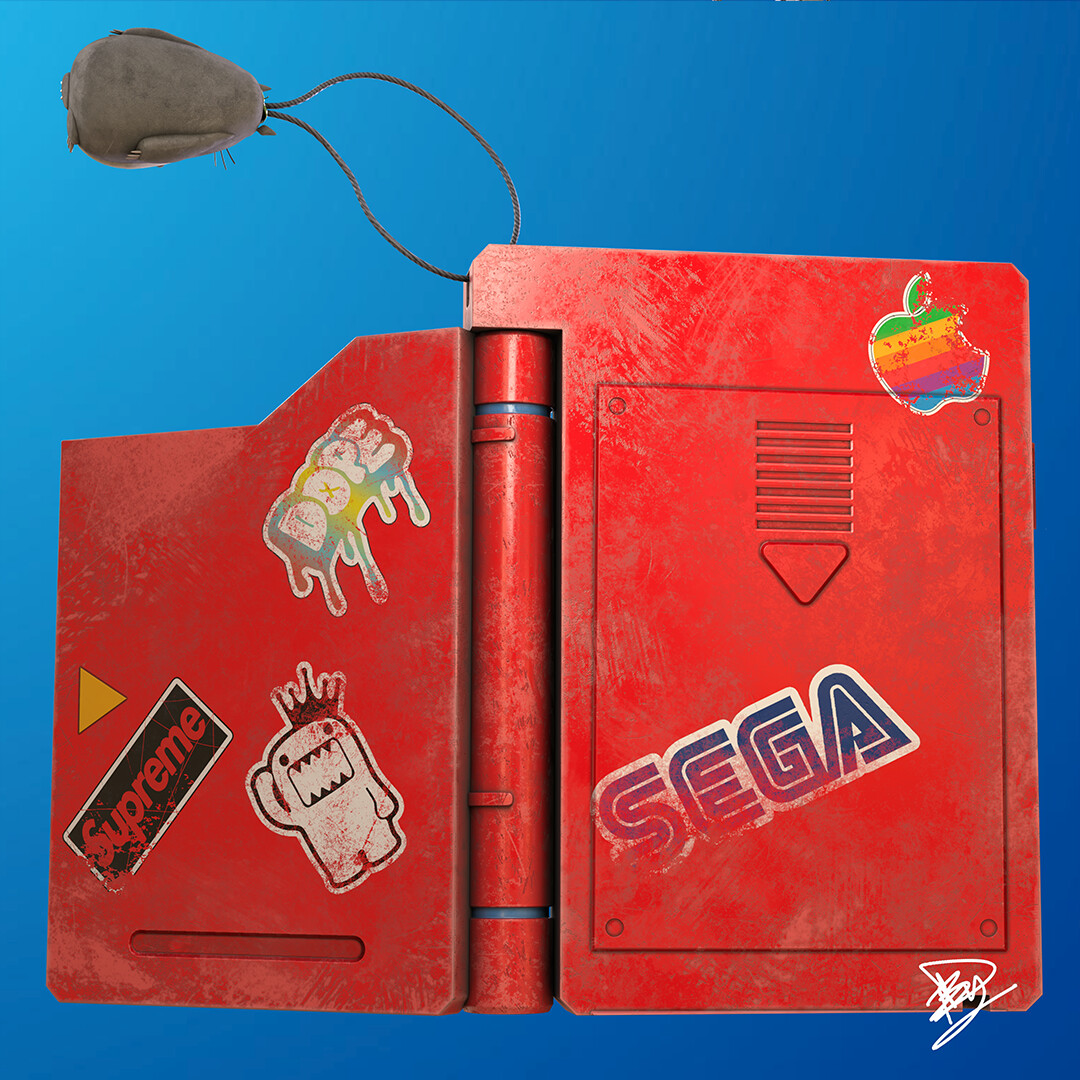 Weathered Electronic Device / Retro Pokédex