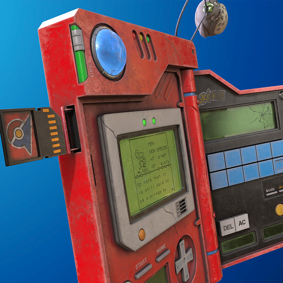 Weathered Electronic Device / Retro Pokédex