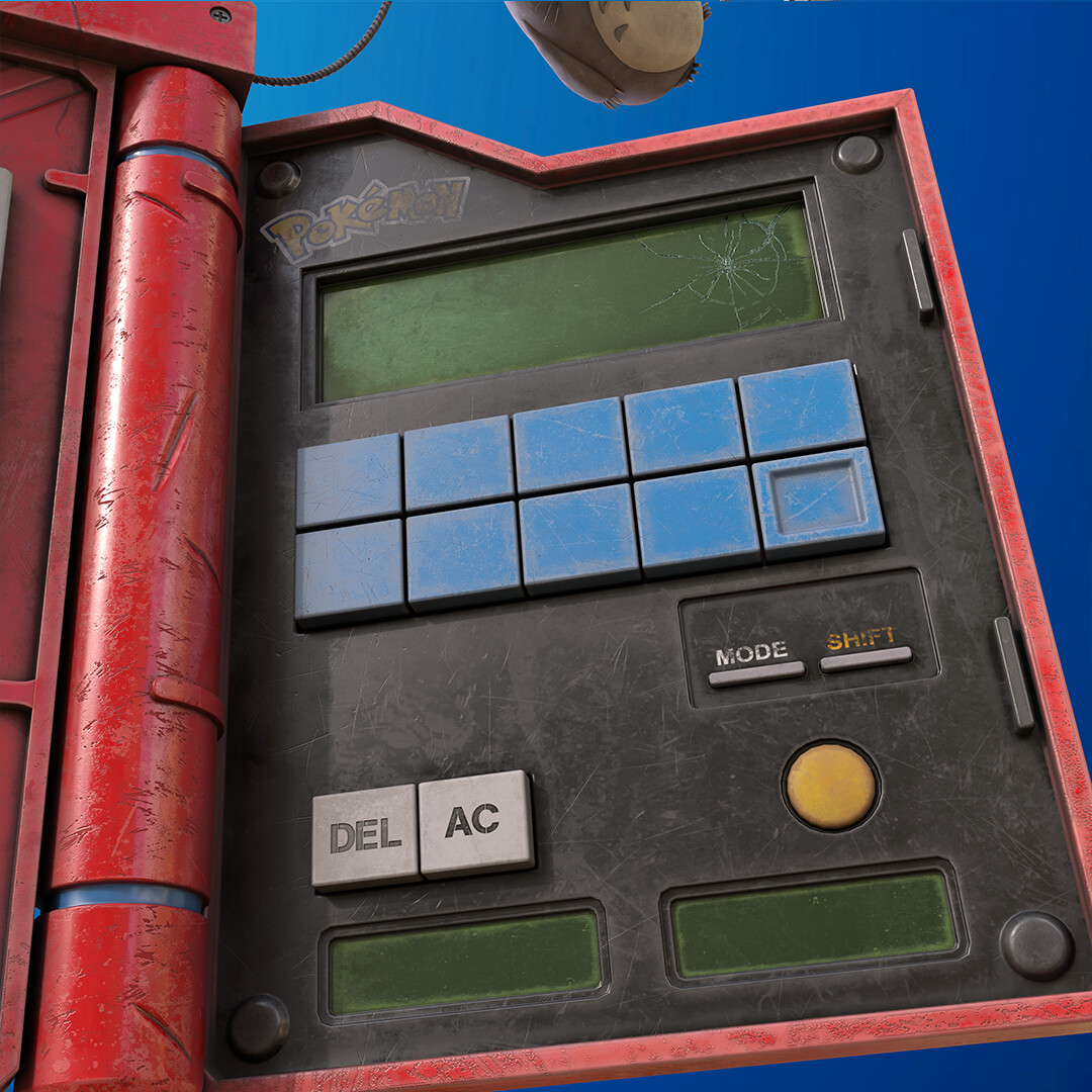Weathered Electronic Device / Retro Pokédex