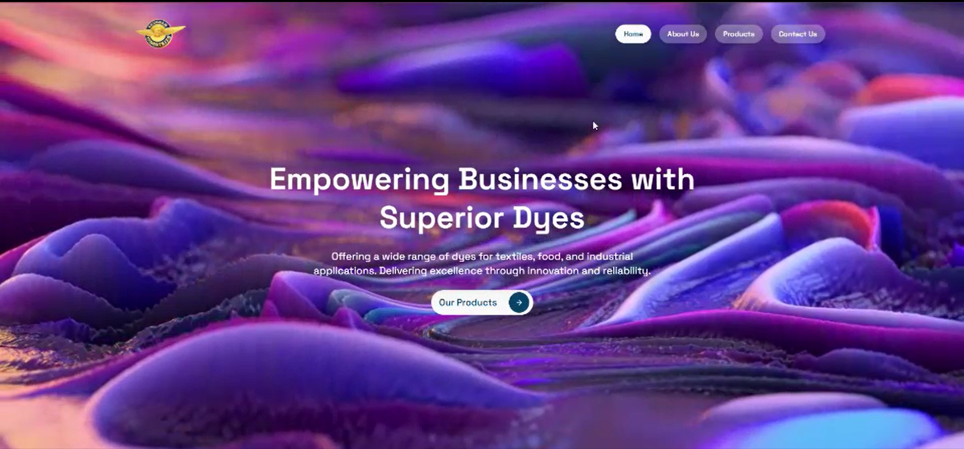 ShubhamColor.com – Corporate Chemical Manufacturing Website