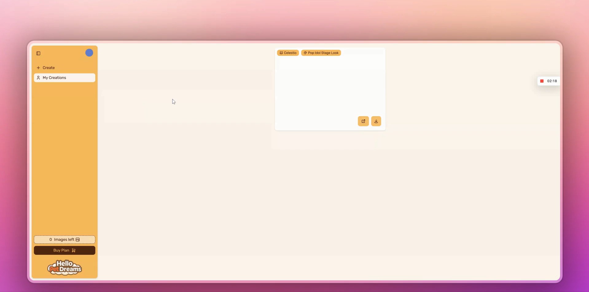 HelloPetDreams.com – AI Pet Portrait Generator Website